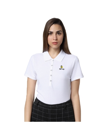 Jack & Jones Women's Polo T-Shirt White